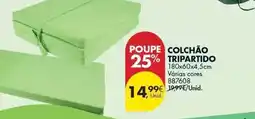 Pingo Doce Colchão tripartido promoção