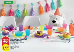 Pingo Doce Smukee - conjuntos de mesa / p festa smuke promoção