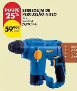 Pingo Doce Berbequim de percussao promoção