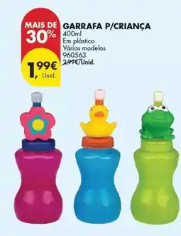 Pingo Doce Garrafa p/criança promoção