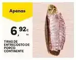 Continente Continente - tiras de entrecosto de porco promoção