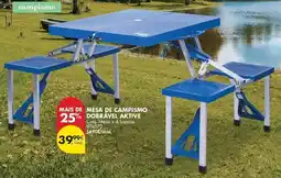 Pingo Doce Mais de mesa de campismo dorravel promoção