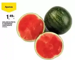 Continente Continente - melancia preta 5 sementes promoção