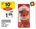 Continente Continente - chouricao promoção