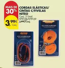Pingo Doce Cordas elásticas/ cintas c/fivelas promoção