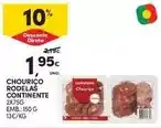 Continente Continente - chourico rodelas promoção
