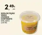 Continente Continente - sopa de feijão verde cozinha promoção