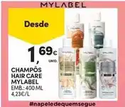 Continente Mylabel - champos hair care promoção