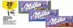 Continente Milka - tablette de chocolate promoção