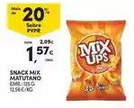 Continente Matutano - snack mix promoção