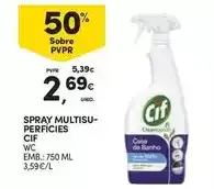 Continente Cif - spray multisu- perficies promoção