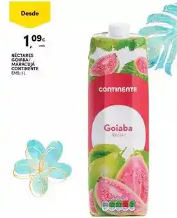 Continente Continente - néctarès goiaba/ maracuà promoção