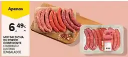 Continente Mix - salsicha de porco continente promoção
