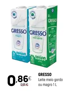 Coviran GRESSO Leite meio gordo ou magro promoção