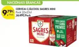 Pingo Doce Sagres - cerveja c/ alcool mini promoção