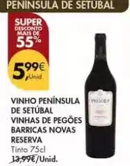 Pingo Doce Vinhas de pegões - vinho peninsula de setubal promoção