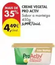 Pingo Doce Proactiv - creme vegetal pro activ promoção