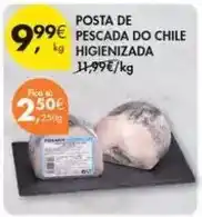 Pingo Doce Posta de pescada do chile higienizada promoção