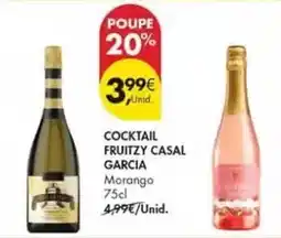 Pingo Doce Casal garcia - cocktail fruitzy casal promoção