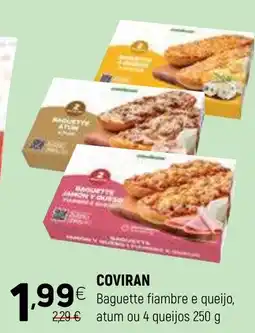 Coviran COVIRAN Baguette fiambre e queijo, atum ou 4 queijos promoção