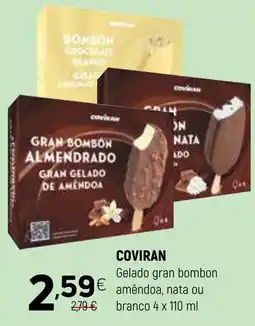 Coviran COVIRAN Gelado gran bombon amêndoa, nata ou branco promoção