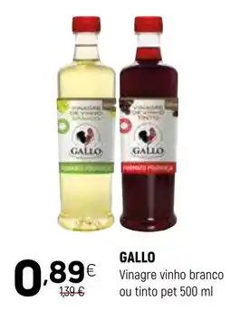 Coviran GALLO Vinagre vinho branco ou tinto pet promoção