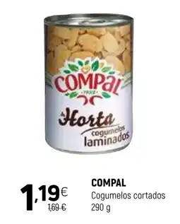 Coviran COMPAL Cogumelos cortados promoção