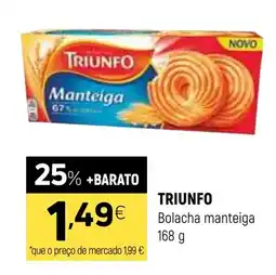 Coviran TRIUNFO Bolacha manteiga promoção