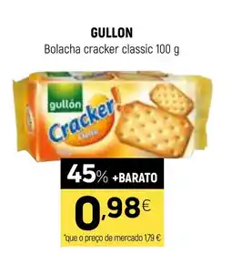 Coviran GULLON Bolacha cracker classic promoção
