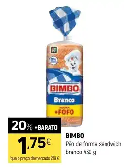 Coviran BIMBO Pão de forma sandwich branco promoção