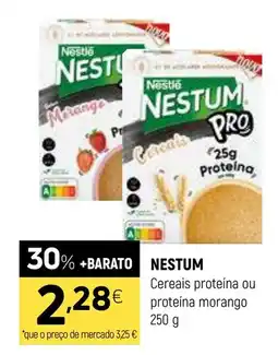 Coviran NESTUM Cereais proteína ou proteína morango promoção