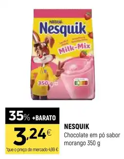 Coviran NESQUIK Chocolate em pó sabor morango promoção