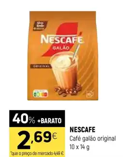 Coviran NESCAFE Café galão original promoção