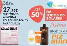 Pingo Doce Avène - suplemento alimentar colagenius beauty promoção