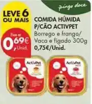 Pingo Doce Purina - comida humida p/cao activpet promoção