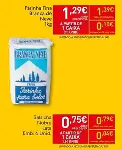 Recheio Nobre - farinha fina branca de promoção