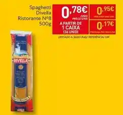 Recheio Divella - spaghetti promoção