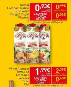 Recheio Compal - vinho alentejo promoção