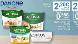 Recheio Activia - iogurte promoção