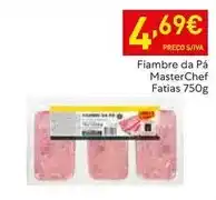 Recheio Masterchef - fiambre da pa promoção