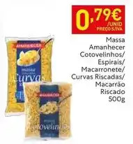 Recheio Amanhecer - massa cotovelinhos promoção