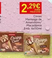Recheio A+ - cones manteiga de amendoim/ macadamia promoção
