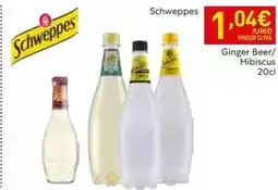 Recheio Schweppes - ginger beer/ hibiscus promoção