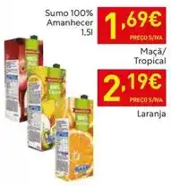 Recheio Amanhecer - sumo 100% promoção