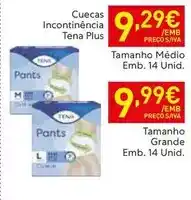 Recheio Tena - tamanho medio grande emb. 14 unid promoção