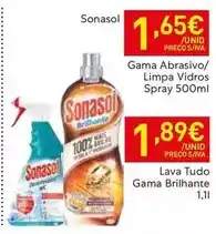 Recheio Sonasol - lava tudo brahma promoção