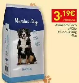 Recheio Mundus dog - alimento seco p/cão promoção