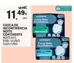 Continente Continente - cueca de incontinencia noite promoção