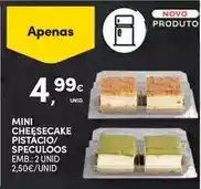 Continente Mini - cheesecake pistacio/ speculoos promoção