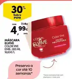 Continente L'oréal - máscara elvive color vive emb.: 300 ml promoção